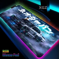 led lights wide keyboard pad xxg mouse pad gamer rgb giant