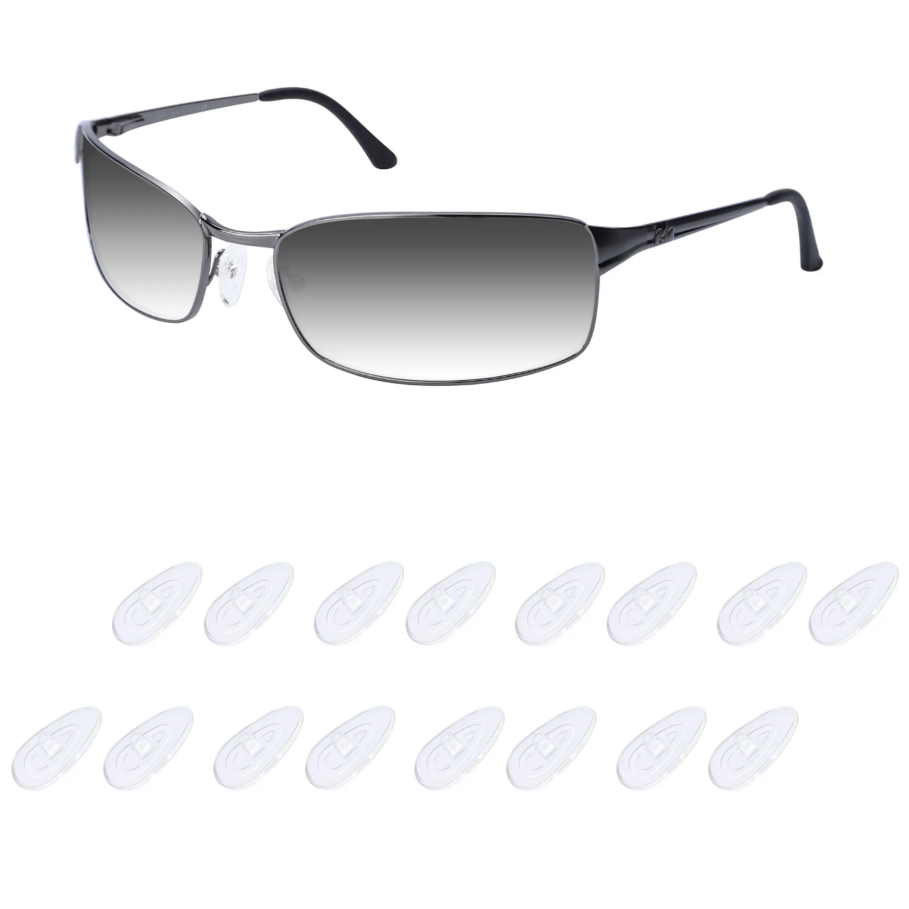 Резиновые прозрачные Замена очков OOWLIT для Oakley Full Turn / Kick Over Draw Up Monnglow Gauge 5 1
