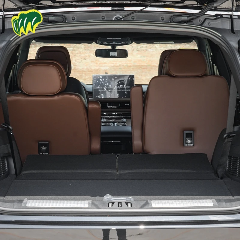 Коврик для багажника LINCOLN Aviator 2020-2023 из ТПЭ под заказ всесезонный черный коврик