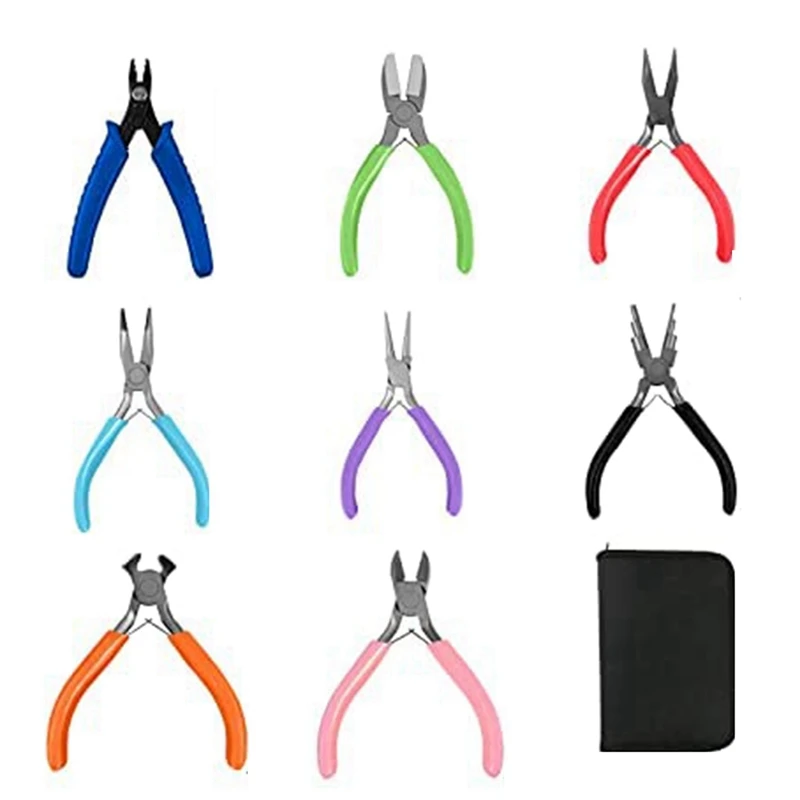 

Jewelry Pliers,8Pcs Jewelry Making Pliers Tools,Mini Jewelry Pliers Set Jewelry Making Kit For Jewelry Repair