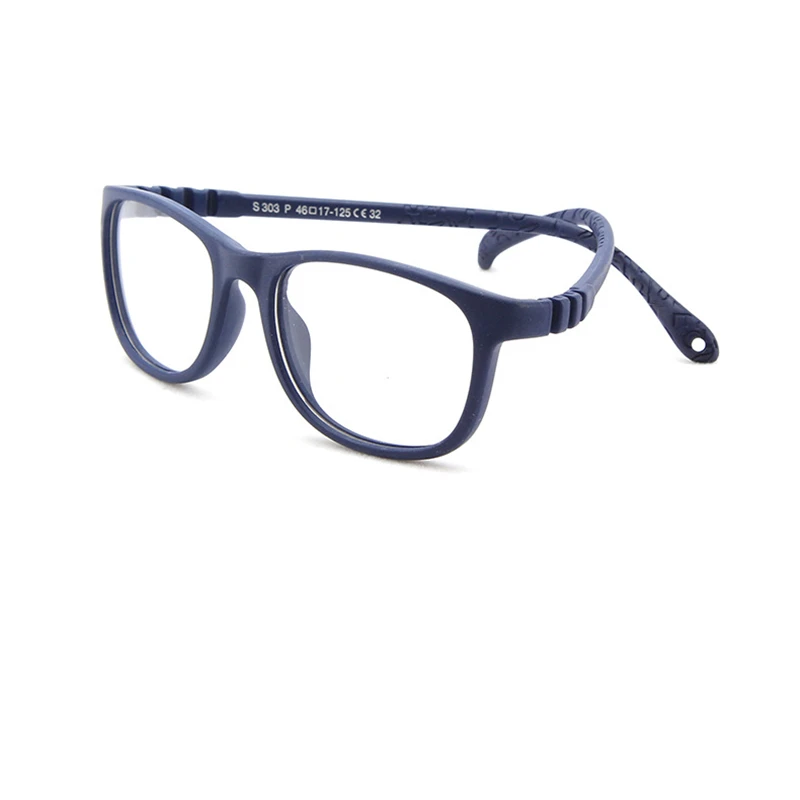 

Оправа для очков для маленьких мальчиков и девочек, детские небьющиеся очки из силикагеля TR90 с ремешком, оптические очки