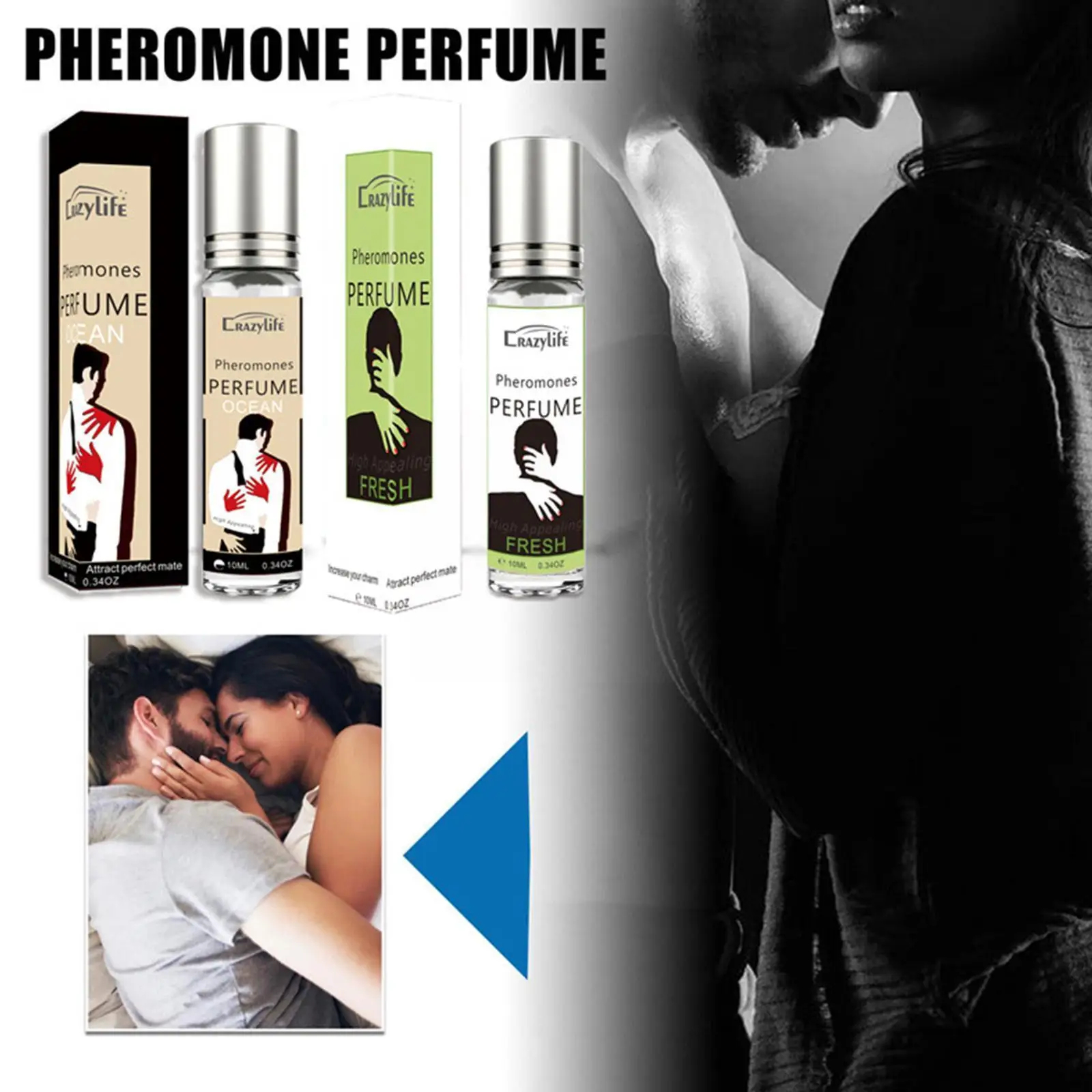 

Sexy Perfume For Woman Seduce Aphrodisiac Woman Body Spray With Pheromone Flirt Perfume Men Attract Boy Fragrance 10ML F9Q6