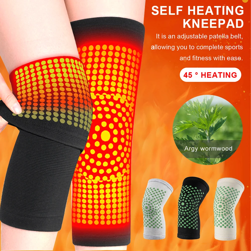 

1pcs Self Heating Support Knee Pads Tourmaline Knee Brace Warm for Arthritis Joint Pain Relief Injury Recovery Knee Massager
