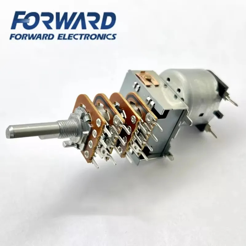 1 шт. четырехслойный одноконтурный поворотный потенциометр RK163 50KA×4 16Pin с