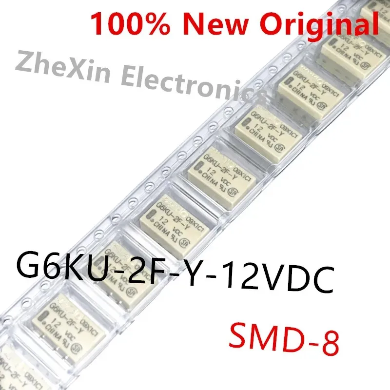 Фото 10 шт./лот G6KU-2F-Y-3VDC 、G6KU-2F-Y-4.5VDC 、G6KU-2F-Y-5VDC 、G6KU-2F-Y-12VDC Новое сигнальное реле G6KU-2F-Y-TR DC5 DC12 №2