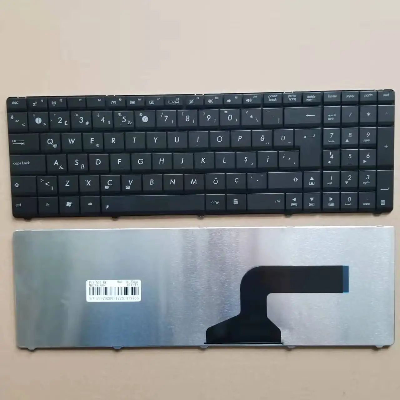 

Клавиатура для ноутбука Asus N52 N53 N60 N61 x54c x54h k54c k54h k54l n53s b53e