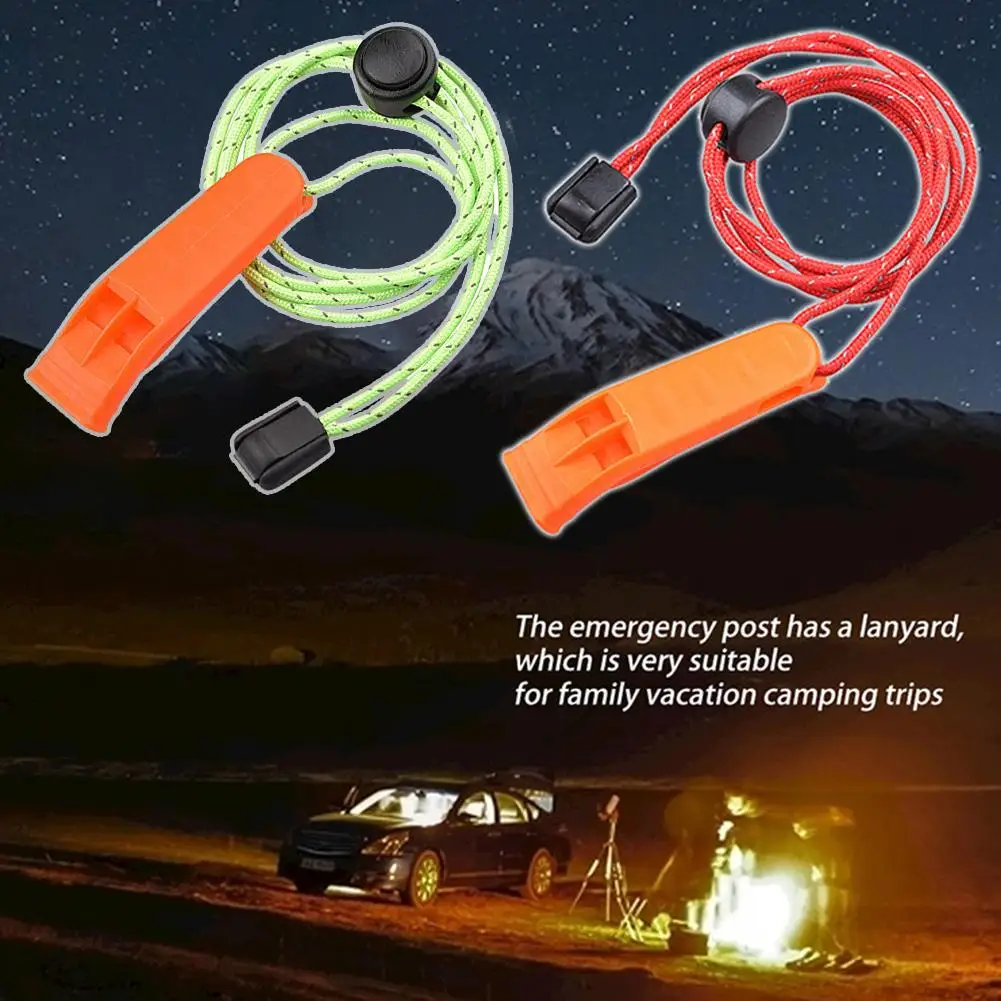 

1pc Emergency Loud Whistle Outdoor Camping Hiking Survival Rescue Whistle For Help Lightweight Portable Whistle Q3C3