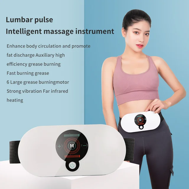 Body Shaping Massage Electric Abdominal Slimming Machine Vibrator Weight Loss Waist Belly Fat Burning Fitness Anti Cellulite 1