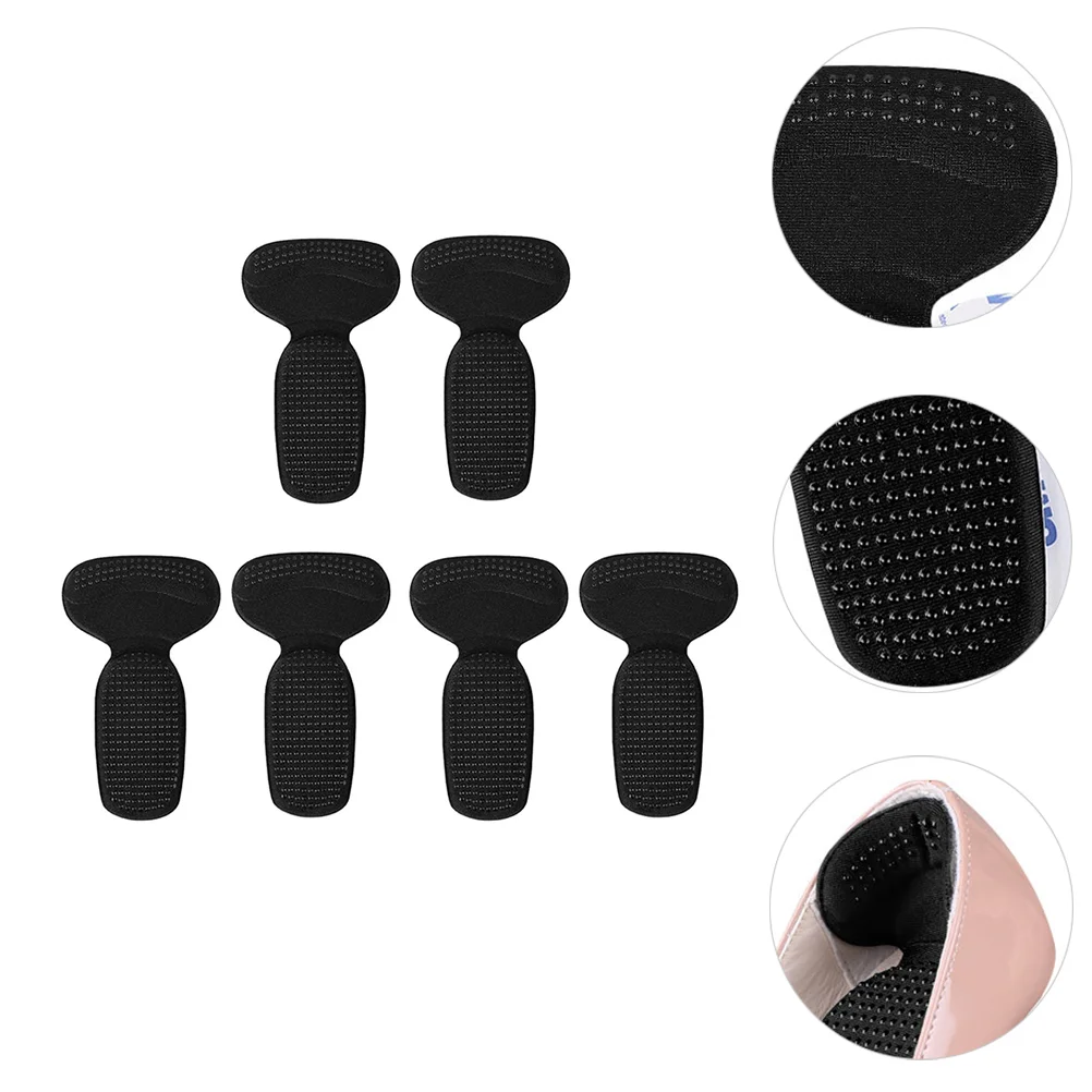 

3 Pairs Shoe Pads High Heels Heel Sticker Mens Insoles Heel Cushion Grips Mens Stickers Heel Patch Protector Heel Anti-Slip Tape
