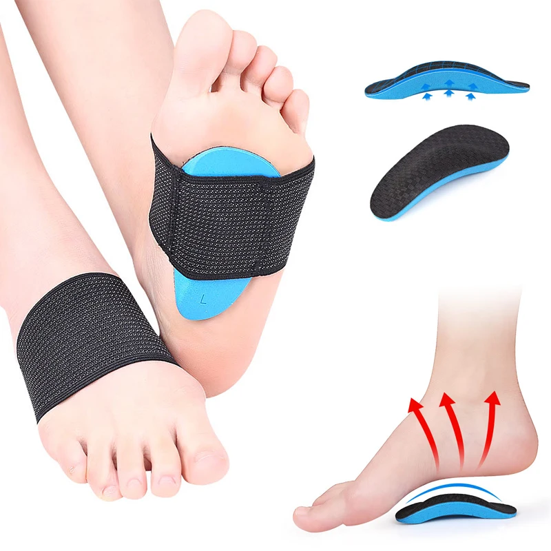 Ортопедические стельки с поддержкой свода стопы для мужчин и женщин