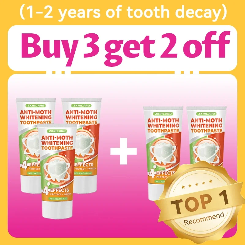 5 шт. кариес для чистки зубов 30 г