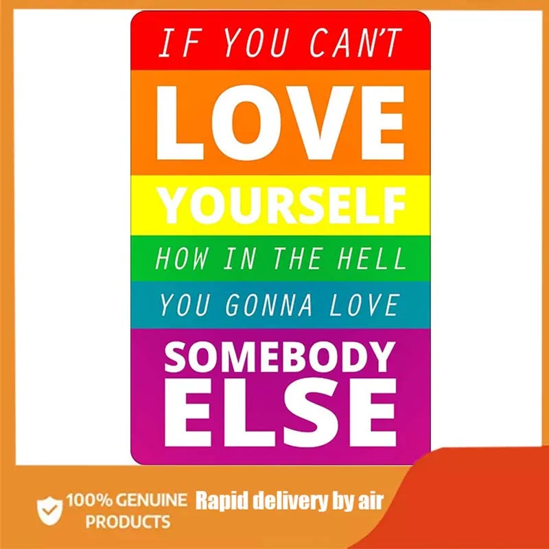 

Настенный декор, металлические знаки для кухни, прачечной, гаража, бара, патио, если вы не любите себя, гордость, маленький жестяной знак