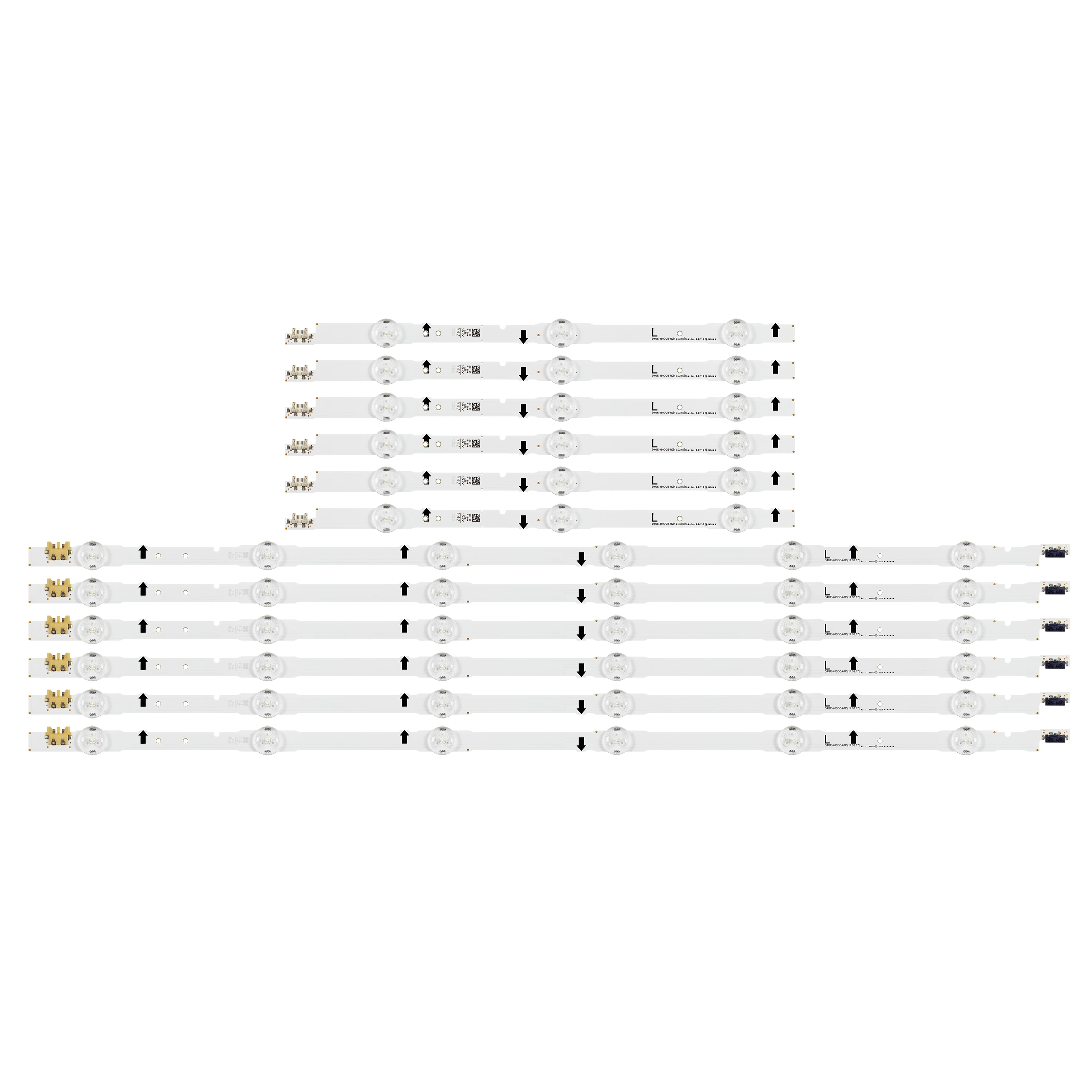 Tira Conduzida Luz de Fundo para Samsung Ua48h5100aw Ue48h5270au Ue48h5500aw Ue48h5570ss Ue48h6240aw Ue48h6650 Ue48h6648 Ue48h6248 Peças e Computadores Industriais