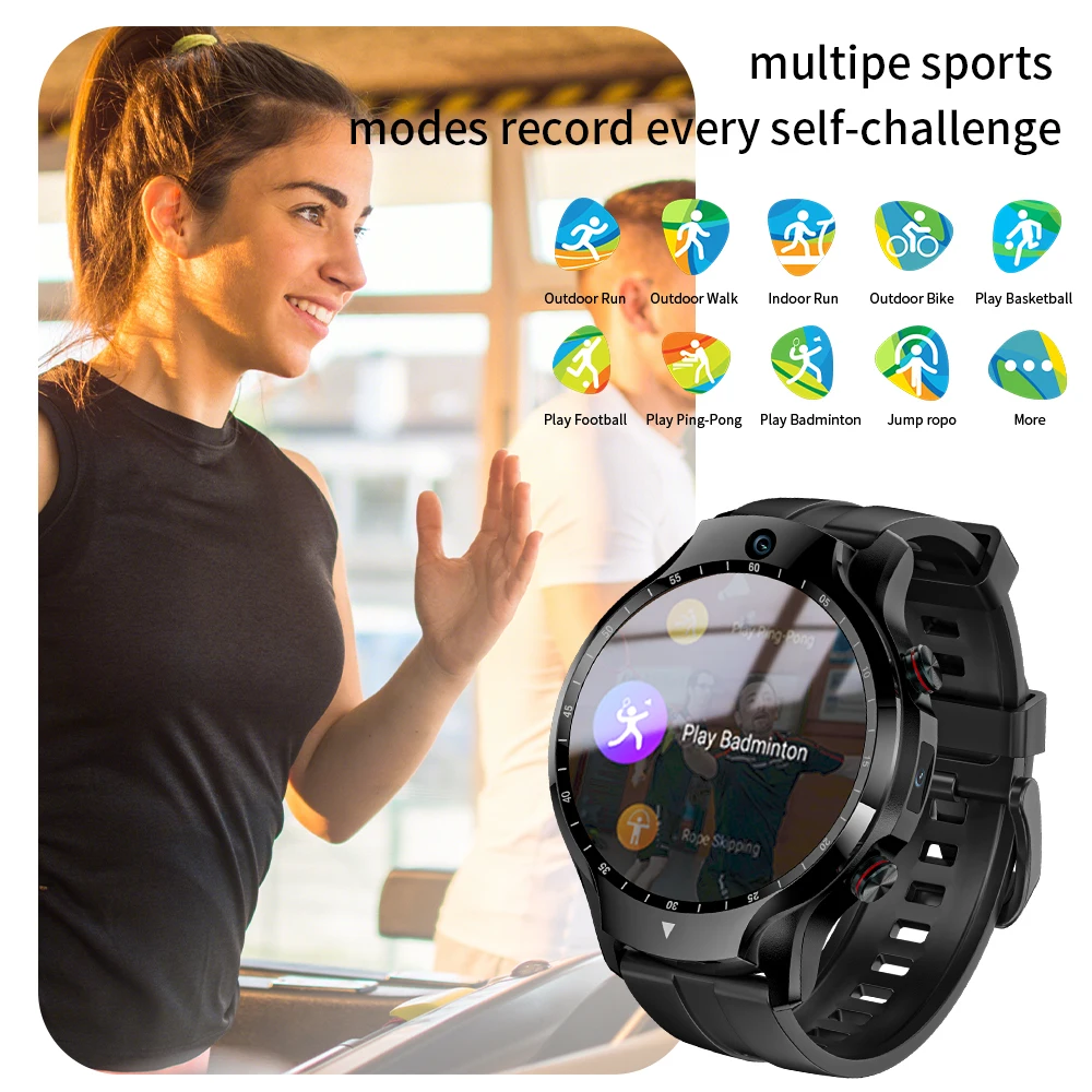Смарт-часы LOKMAT Android APPLLP 5 Wifi GPS умные часы 4G 128G для камеры мужчин фитнес-трекер