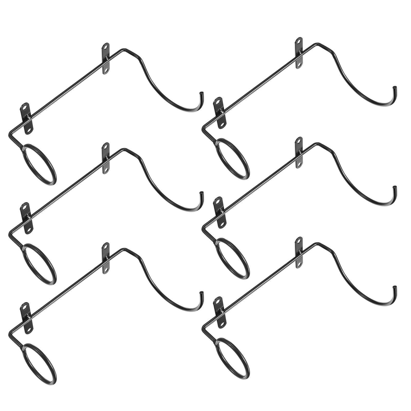 

Rack Holder Wall Bottle Storage Iron Stand Reddecorative Organizer Racks Shelf Decoration Single Tabletop Countertop Spiral