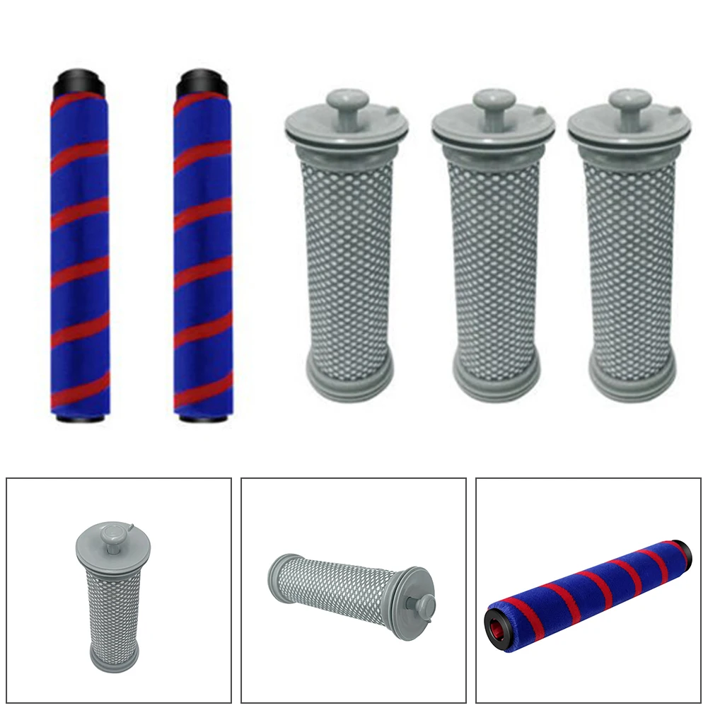 

Roller Brush Filter Set For Tineco A10/A11 PURE ONE S11/s12 Vacuum Cleaner Parts Kit-main Brush Screen Filter Dust Daily Use