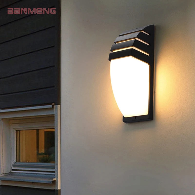 

Modern LED wall lamp outdoor IP65 waterproof sconces light indoor garden courtyard Fence balcony decor bedroom 110V 220V stairs