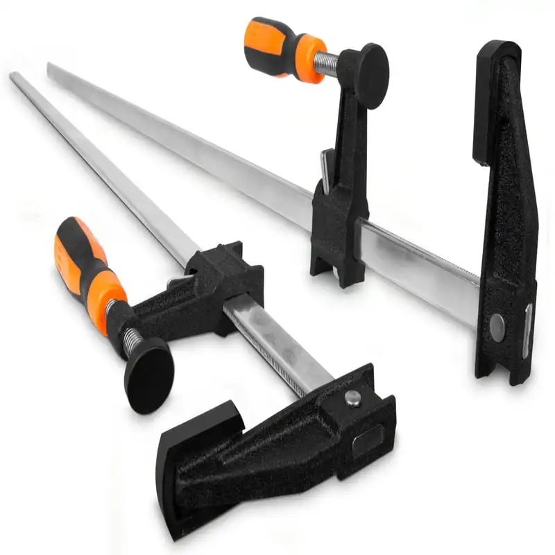 

36-Inch Steel Bar Clamps with 2.5-Inch Throat and Micro-Adjustment Handle, Two Pack car accessories car products