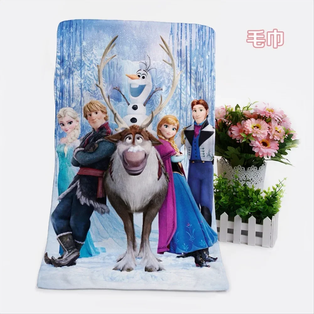 Новое банное полотенце Холодное сердце Эльза Анна Олаф детское с героями