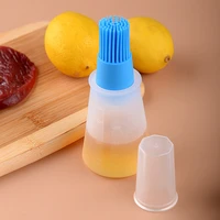 high temperature resistant silicone bottle brush barbecue brush oil brush household baking oil brush pancake brush oil tool