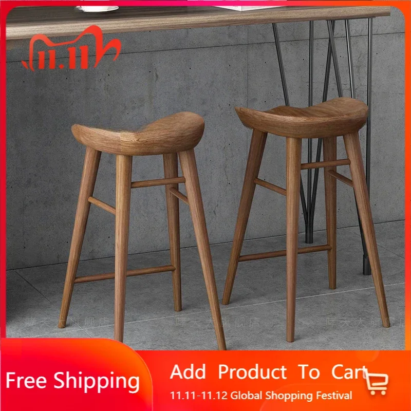 

Kitchen Nordic Outdoor Dining Chairs Feature Balcony Banquet Wooden Designer Dining Chairs Modern Retro Sillas Home Furniture QQ