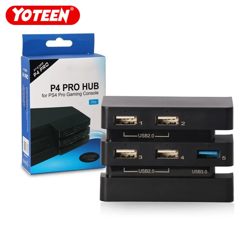 

Yoteen USB 3,0 и 2,0 концентратор для PS4 Pro/тонкий расширитель адаптер для PS4 консоль расширение USB порт аксессуары