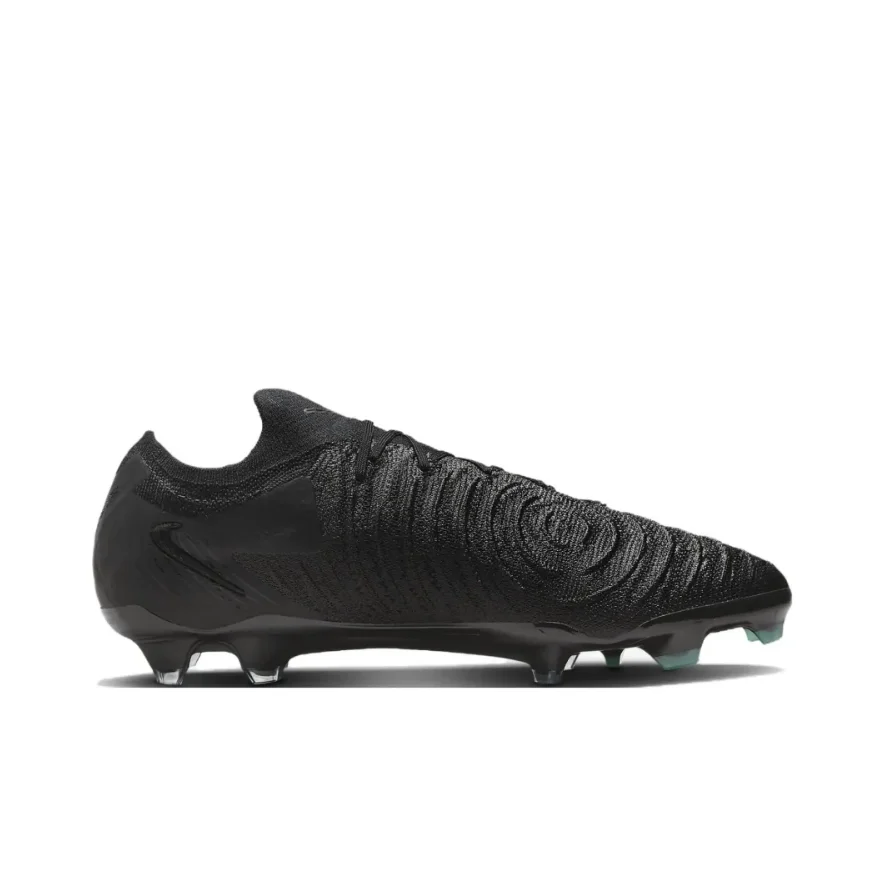 Мужские футбольные бутсы NIKE Black Phantom GX 2 Elite FG с шипами комфортный и простой жесткий