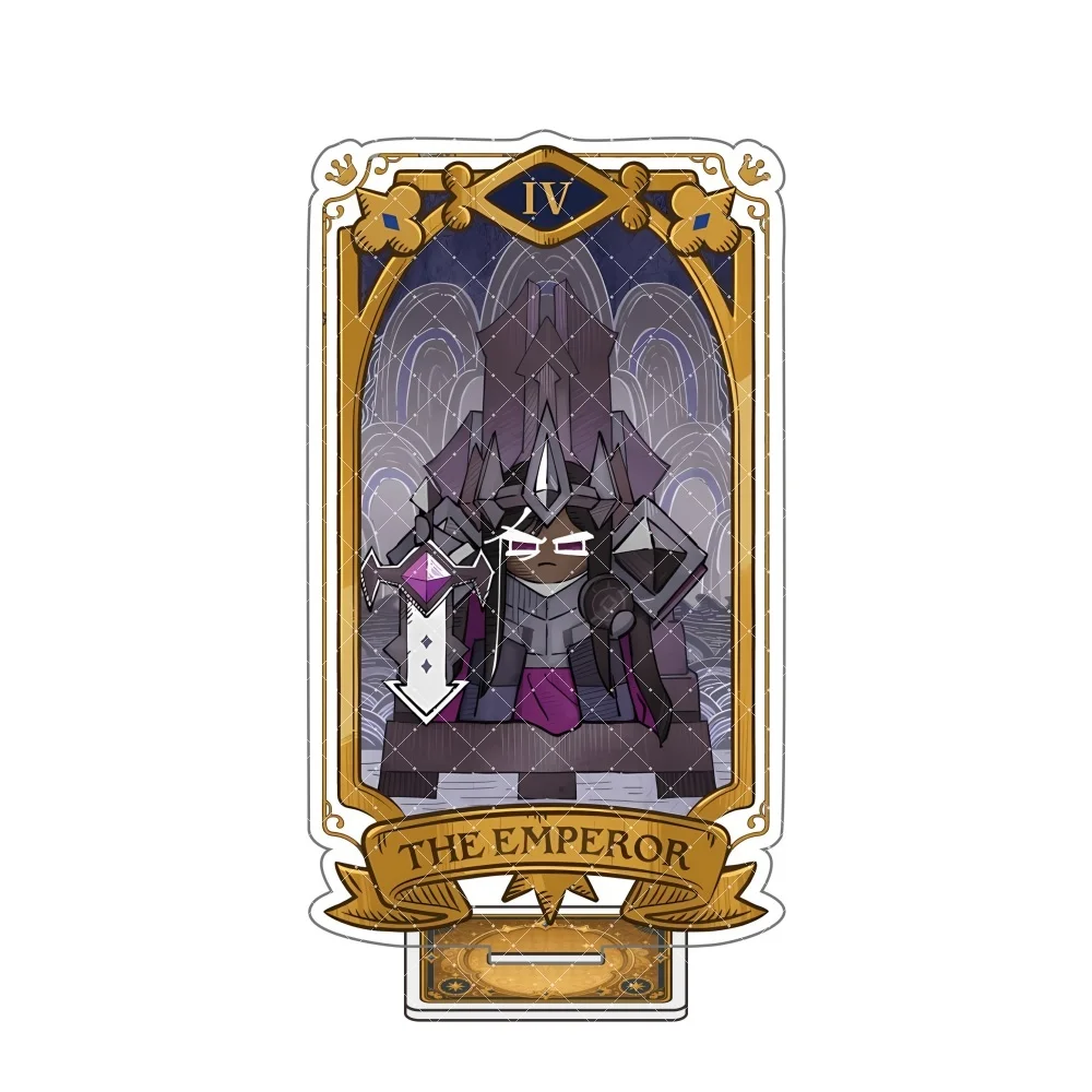 Фото Акриловая фигурка-стенд 15 см Cookie Run Kingdom Stardust Cookie THE STAR Tarot Card, игровая фигурка, украшение, можно использовать как брелок №3