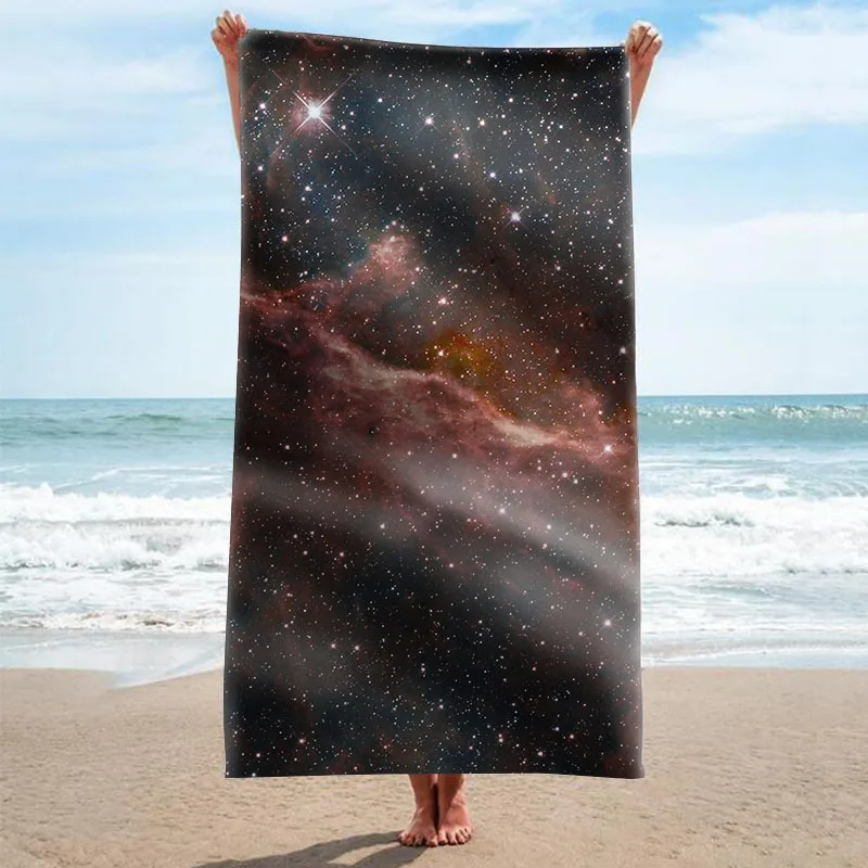 

Банные полотенца с изображением звездного неба, пляжное полотенце с таинственной Вселенной, пляжное полотенце для ванной, спортивное полотенце из микрофибры для душа, Быстросохнущий Чехол для плавания