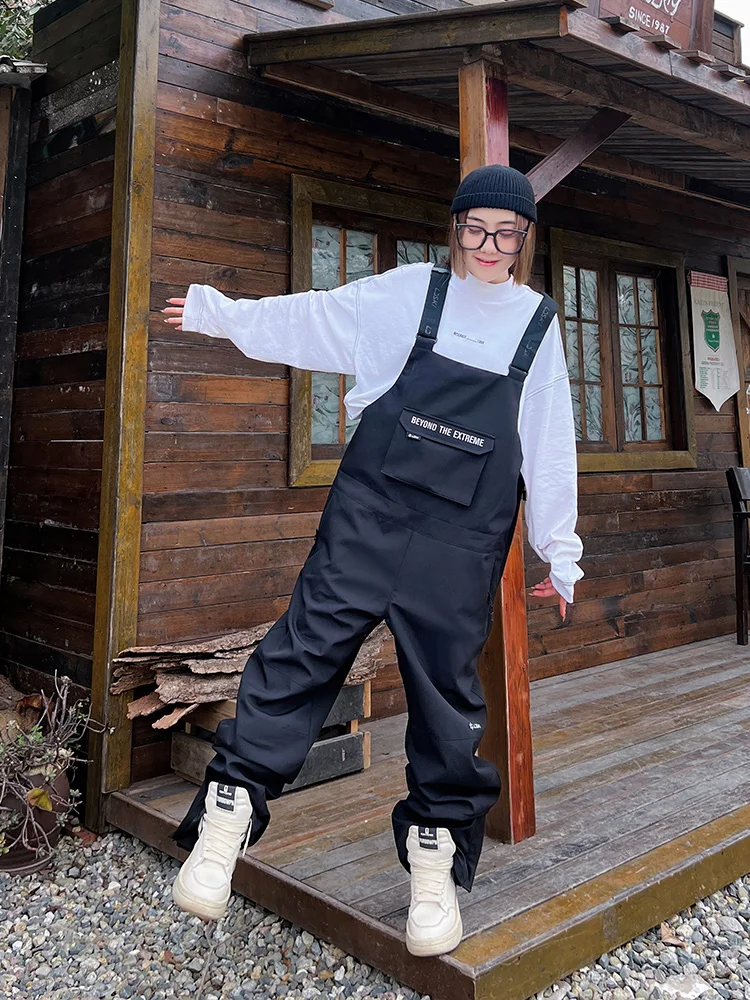 LDSKI Толстые мужские и женские лыжные брюки Комбинезоны для сноуборда