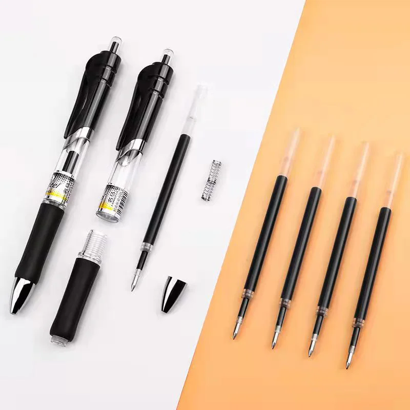 Выдвижная гелевая ручка шариковая большой емкости 0 5 мм с