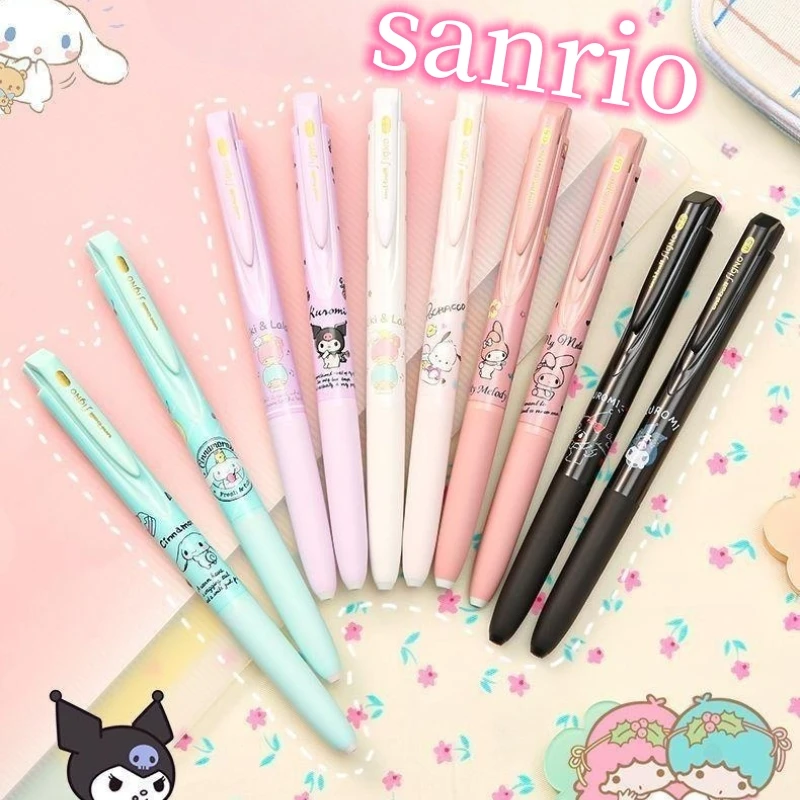 

Sanrio Kuromi Gel Pen Limited Edition Cinnamoroll Bullet Press Cartoon My Melody Joint Model Quick-Drying Student Writing 0.5Mm