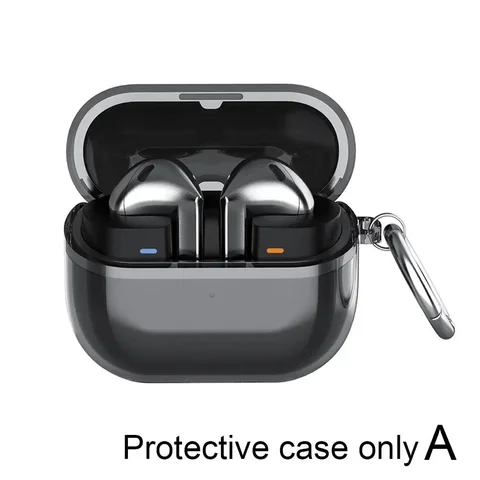 Прозрачный чехол для Samsung Galaxy Buds3 Pro и Buds 3