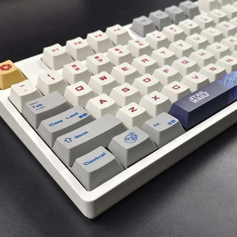 

Star WarsTheme Keycap PBT Keycap 133 Keys Sublimation Process Cherry Highly Personalized Mechanical Keyboard Keycap for 61/64