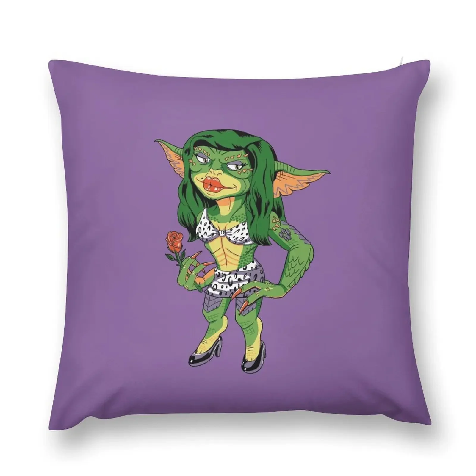 Декоративная подушка Greta the Gremlin наволочки для кровати рождественские