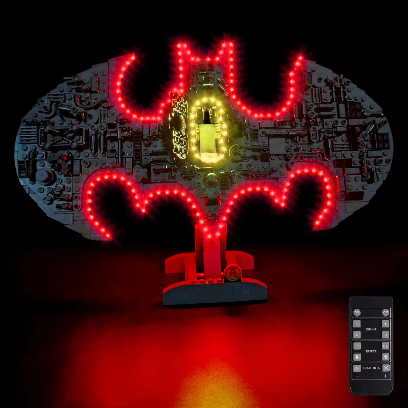 Фото Комплект светодиодного освещения LYBMTWF, совместимый с конструктором Lego 76330 Бэтмен (модельные блоки в комплект не входят) №1