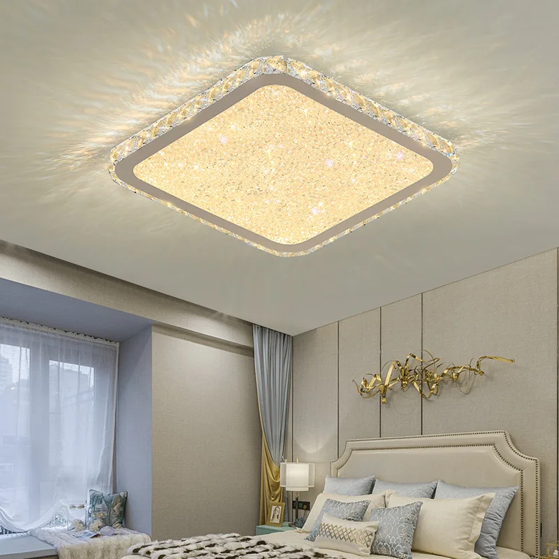 

Post-modern Ring Ceiling Lamp Crystal LED Lamps Living Room Balcony Corridor Staircase Bedroom Home Decoration Ceilings Lighting