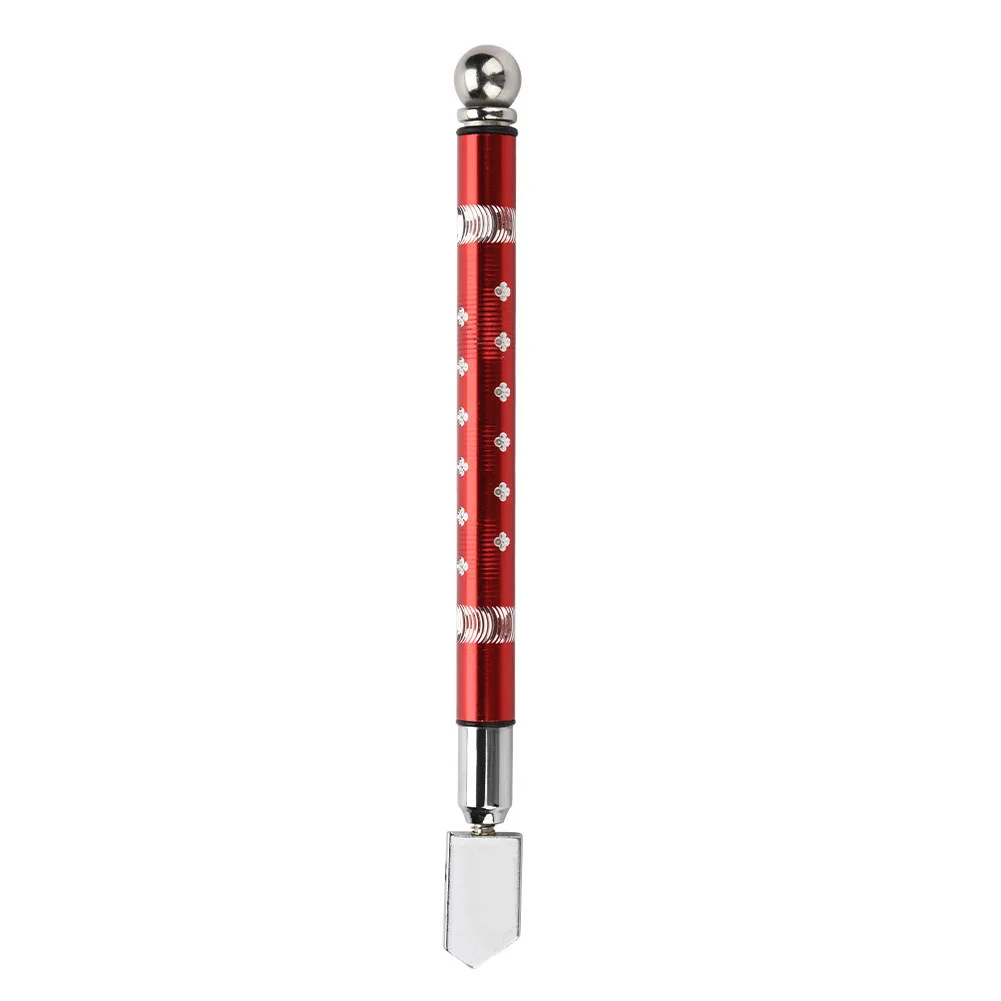 

Portable Handheld Wheel Type Glass Cutter with Non-slip Handle for 3~15mm Glass Cutting(Red) Glass Glass