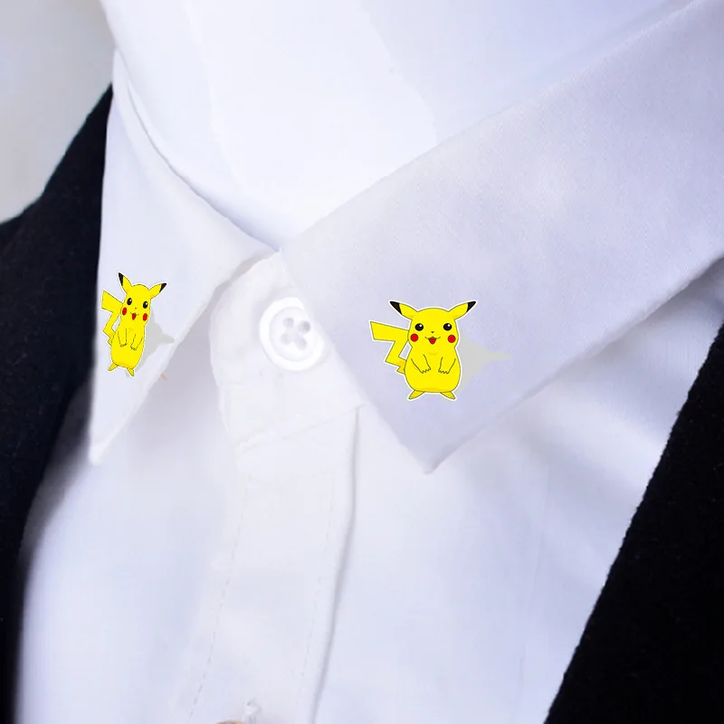 

Cartoon Brooch Pokemon Pikachu Acrylic Badge School Bag Clothes Pin Pendant Accessories Patch Collection Toy Kids Christmas Gift