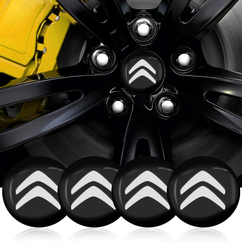 

4PCS 56MM Car Wheel Center Hub Caps Sticker for Citroen C1 C2 C3 C4 C5 C6 C8 C4L DS3 DS4 DS5 DS5LS DS6 Car Accessories Decor