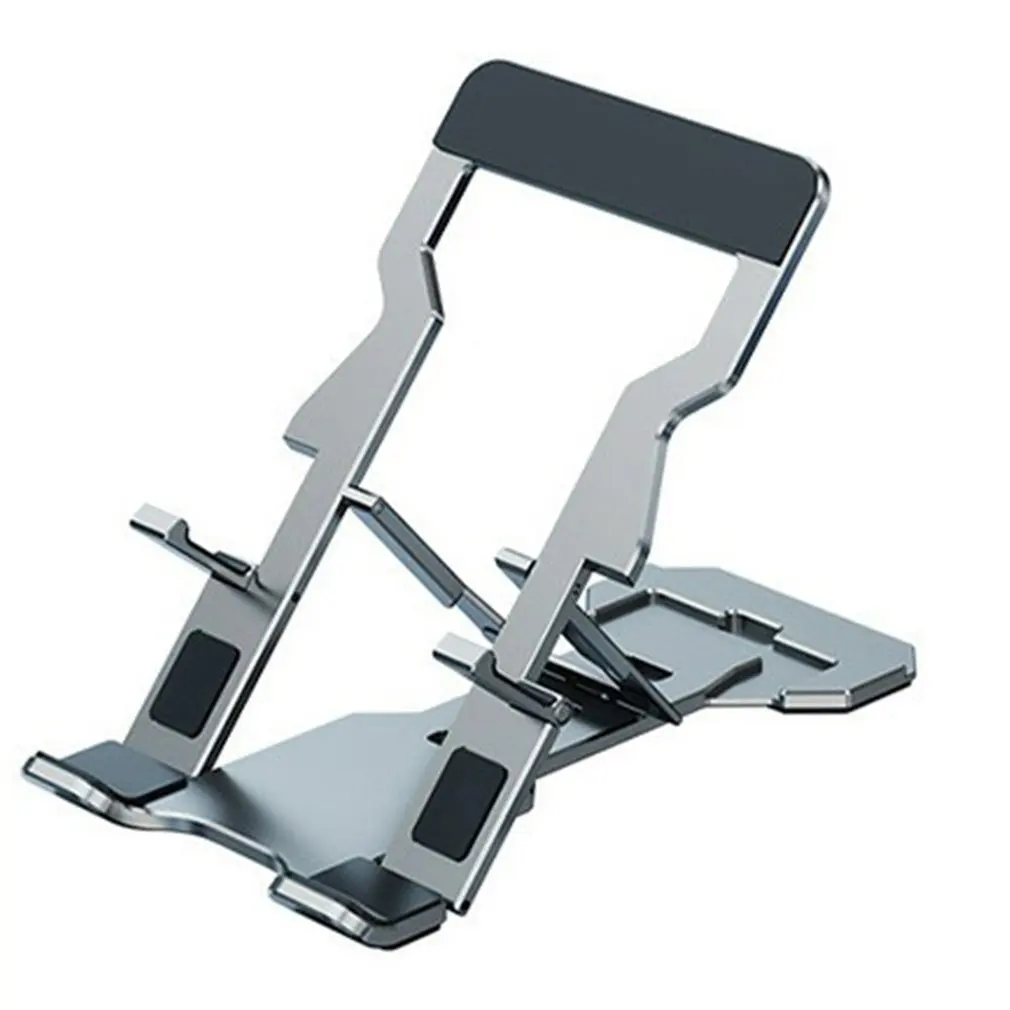 Ultra-thin Aluminum Alloy Mobile Phone Holder Multi-function Elevated Frame Portable lazy Foldable Support Collapsible |
