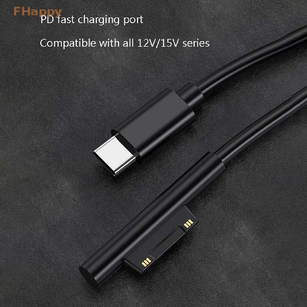 New Fast Charging USB Type-C Power Supply for Microsoft Surface Pro 7 3 4 5 6 15V 3A PD Tablet Charger Adapter Cable Cord