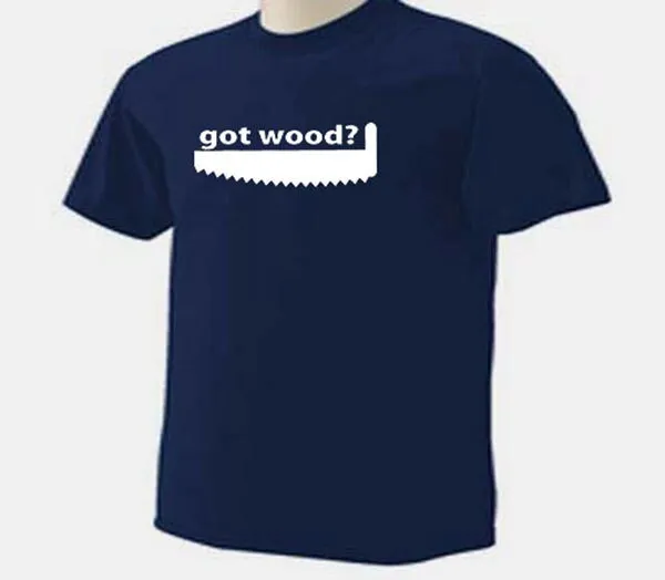 Футболка с рисунком деревообработки деревьев