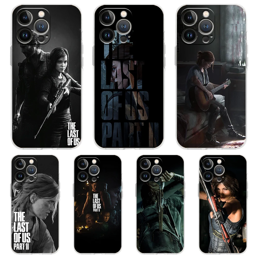 

The Last Of Us Case for iPhone 14 13 12 Pro Max Cover Transparent Soft for iPhone 11 Pro Max 7 8 Plus X XS XR SE2020 Shell Capas