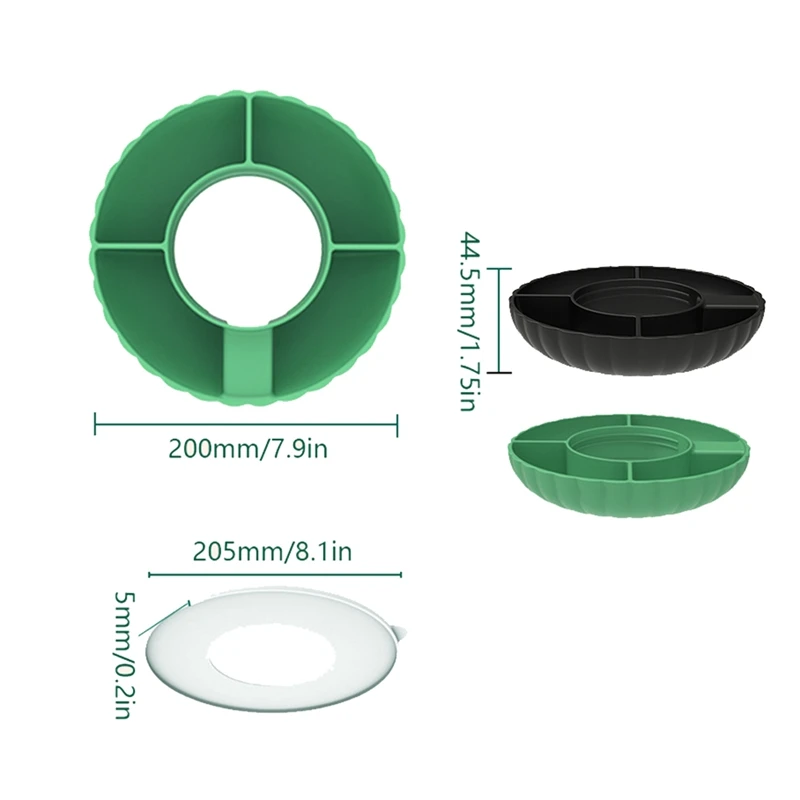 Силиконовый поднос для закусок чаша фруктов Кубка Стэнли совместимая с Кубком