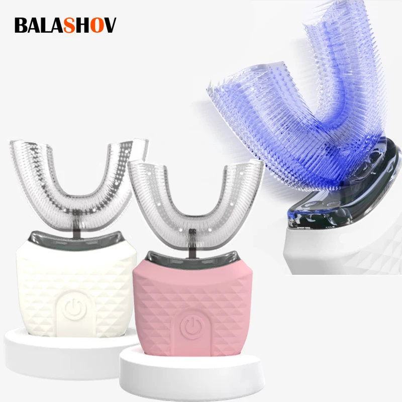 Зубная щетка электрическая ультразвуковая 360 градусов 3 режима зарядка от USB |