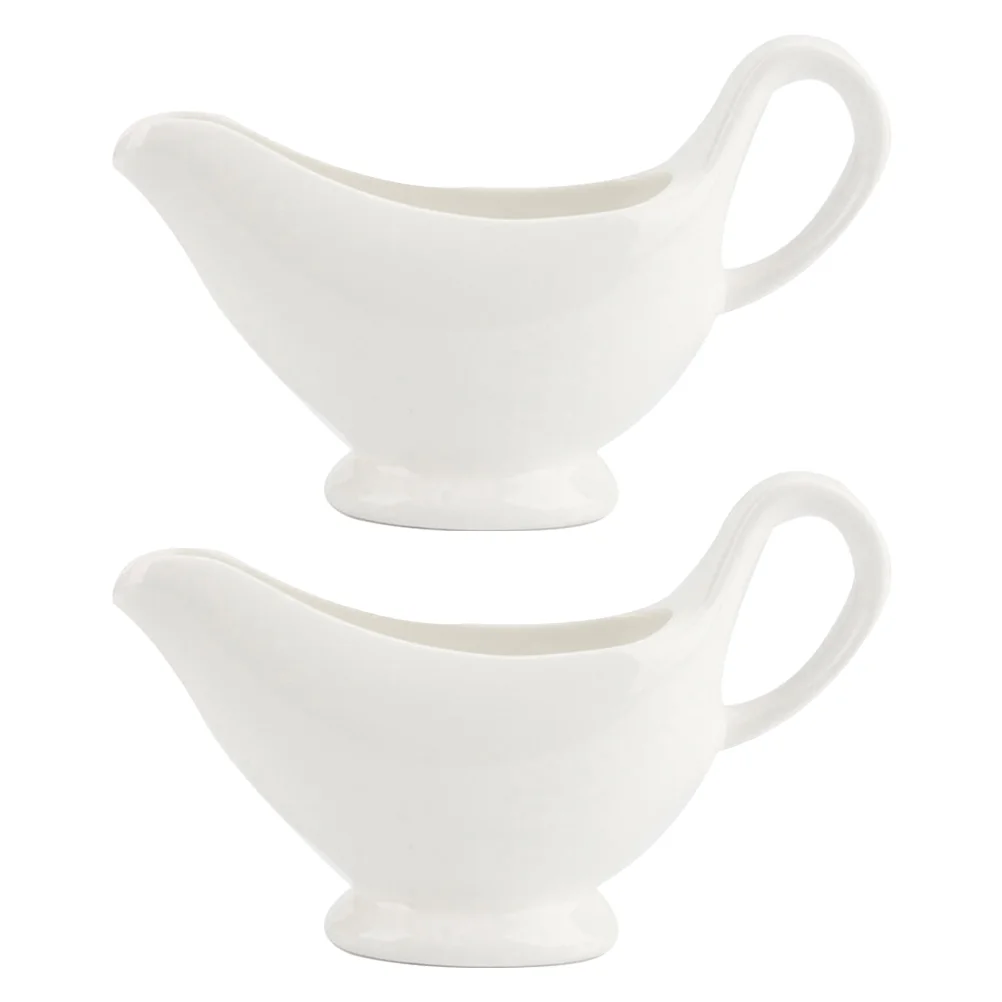 

Sauce Boat Pour Gravy Containers Seasoning Jars Ceramic Cups Pitchers Glass Water Lid Bottle Bowl