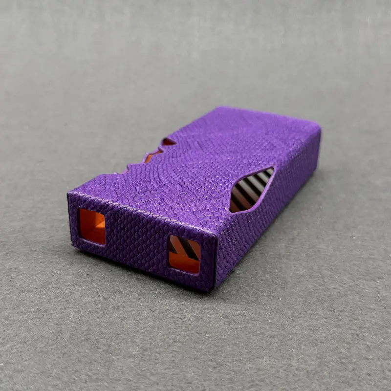 Фото Чехол из натуральной кожи A6 на заказ для CHORD MOJO 2 + POLY с металлическим радиатором №3