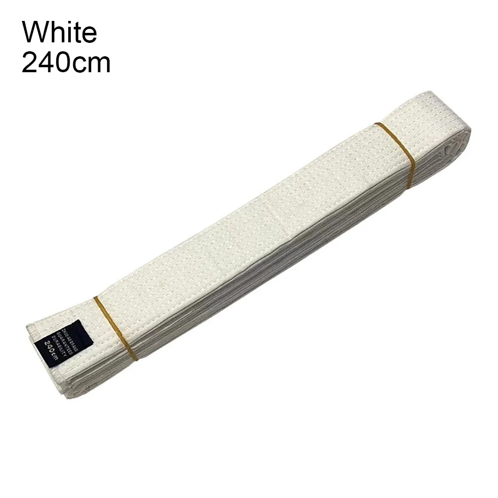 Фото 1 шт. пояс для тхэквондо/айдику/дзюдо/карате TKD, полиэстер/хлопок, 240 см, с цветной разметкой для рангов, легко застегивается №1