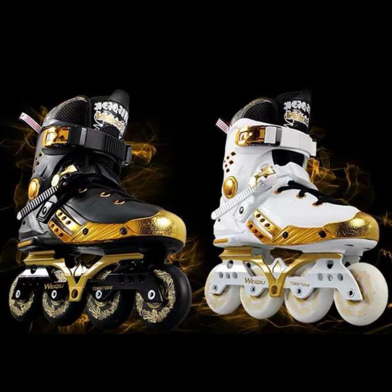 Трехколесные скоростные роликовые коньки гоночные для кампуса тренировочные